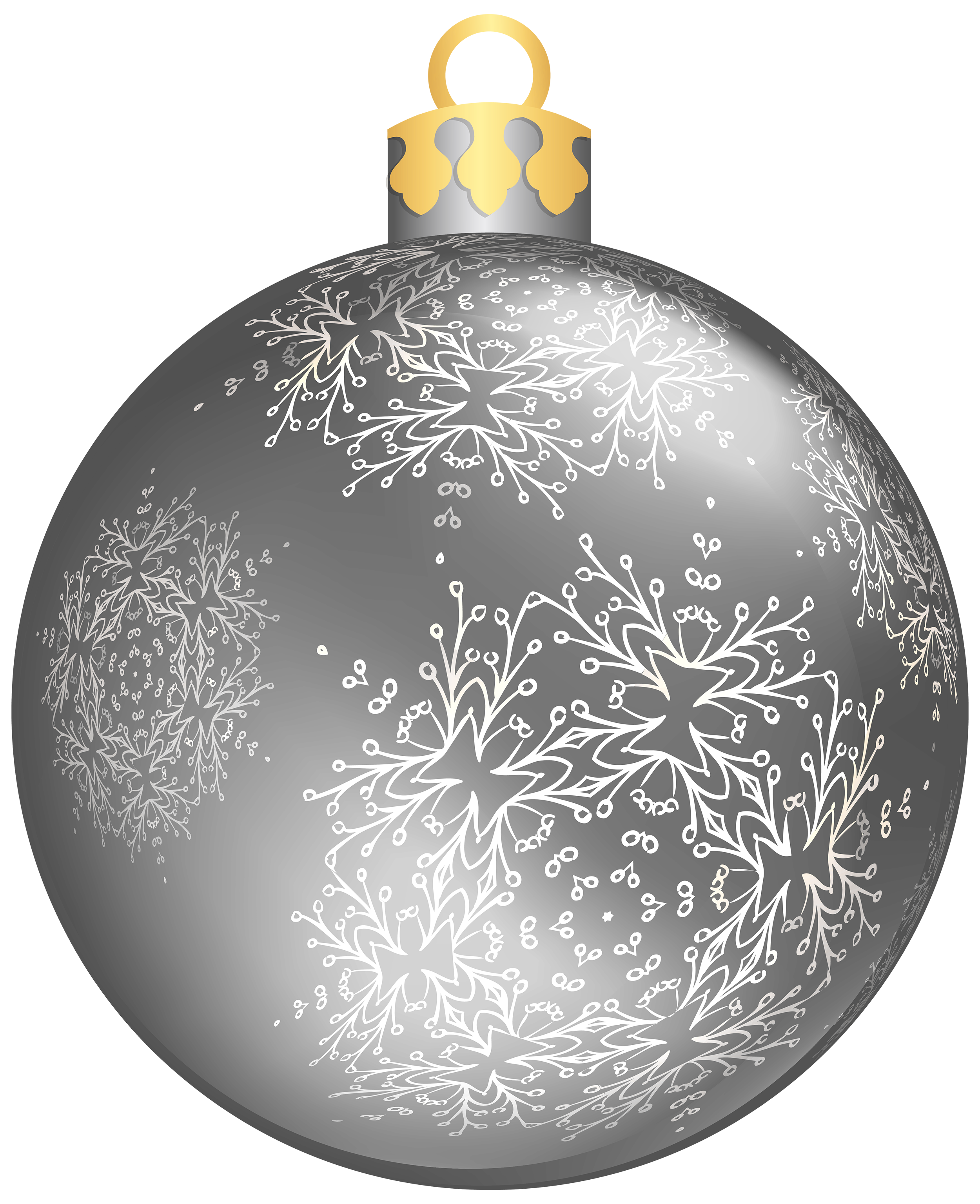 Pic Silver Ornaments Christmas Download Free Image PNG Image