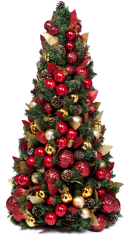 Decorated Fir-Tree Christmas PNG Image High Quality PNG Image