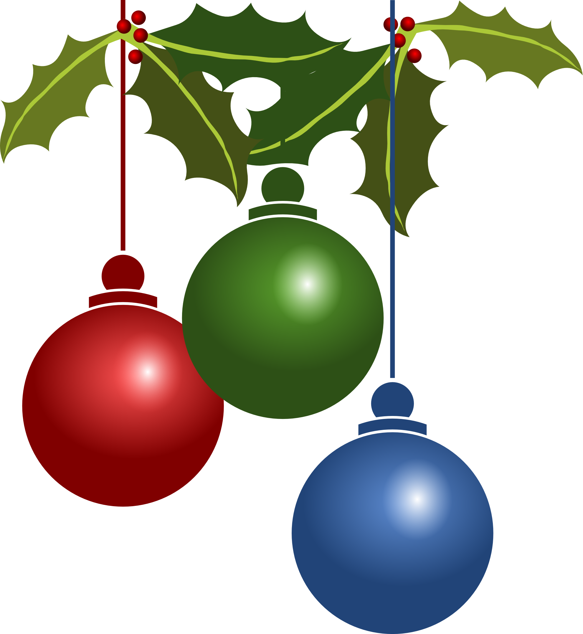 Christmas Ornament Clipart PNG Image