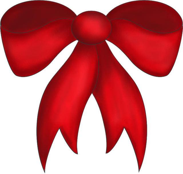 Christmas Bow Photo PNG Image