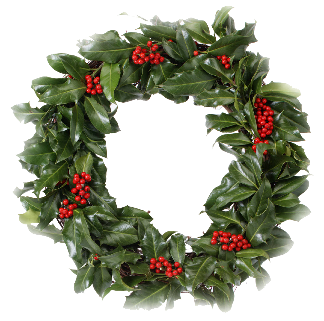 Christmas Wreath Transparent Picture PNG Image