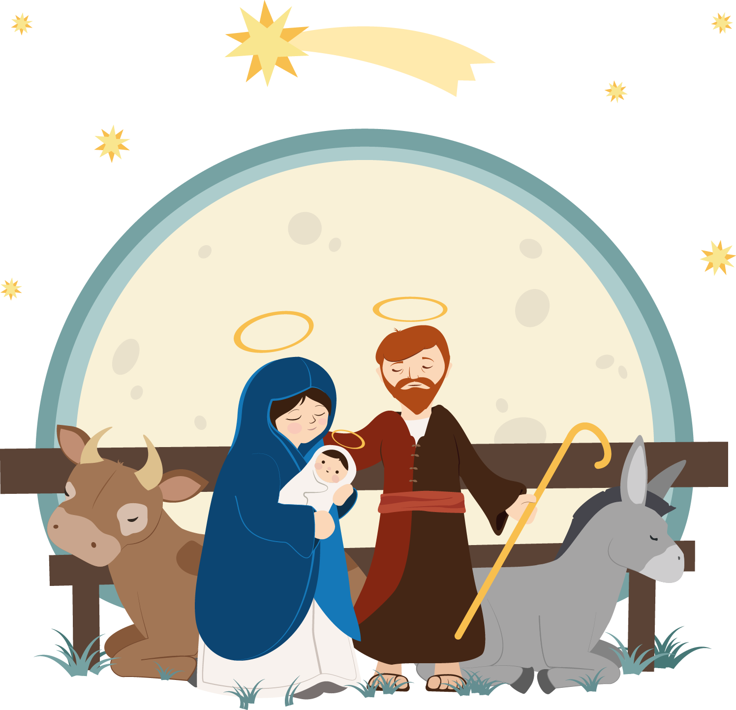 Of Illustration Jesus Nativity Vector Child Drawing PNG Image