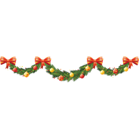Christmas garland PNG