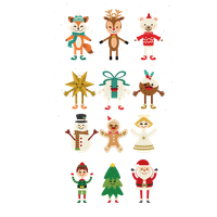 Snowman Vector Cartoon Christmas Free Download PNG HD PNG