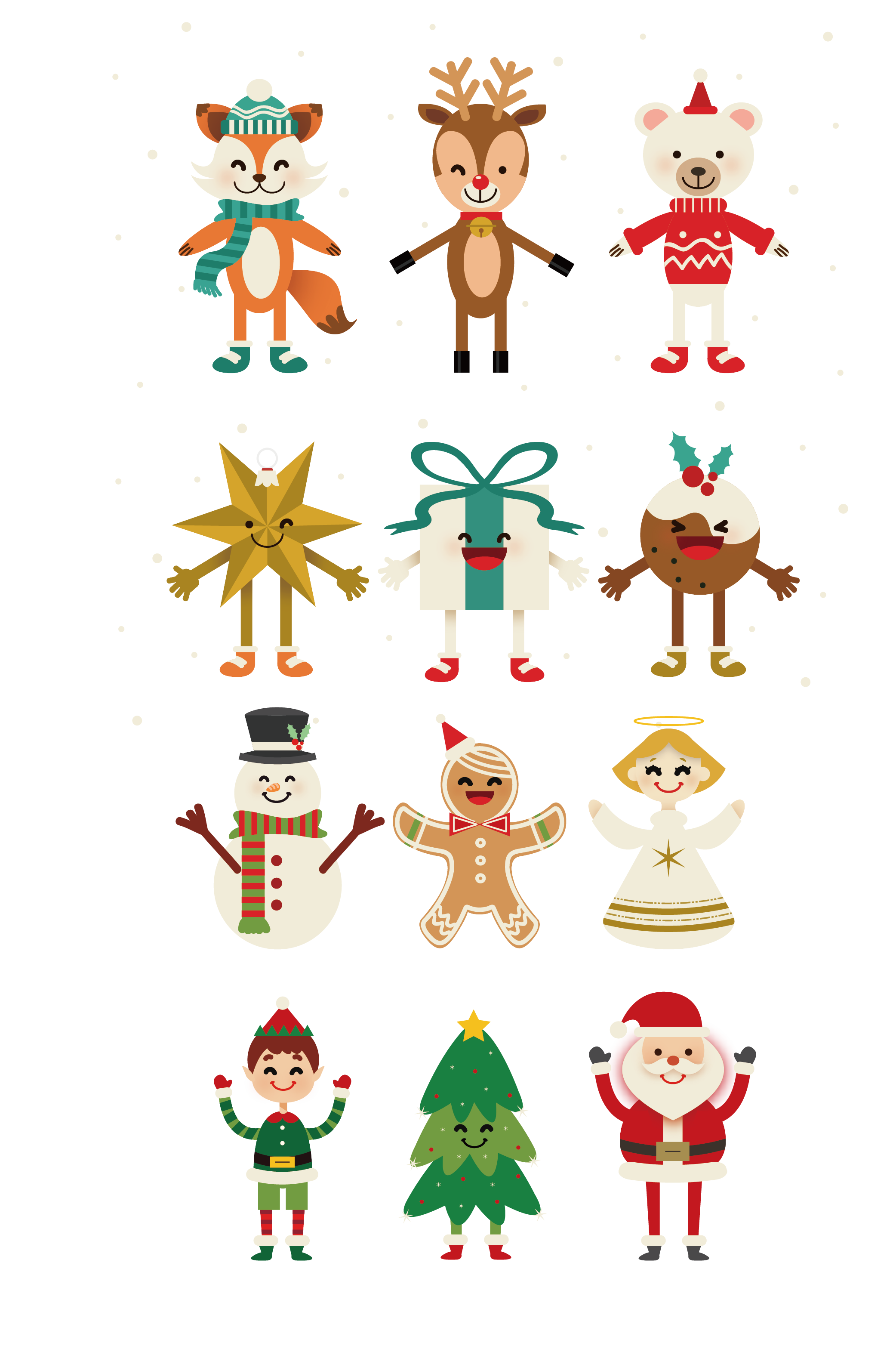 Snowman Vector Cartoon Christmas Free Download PNG HD PNG Image