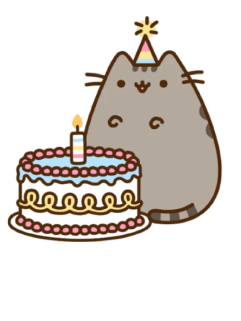 Download Food Pusheen Birthday Cake Cat HQ Image Free PNG HQ PNG Image ...