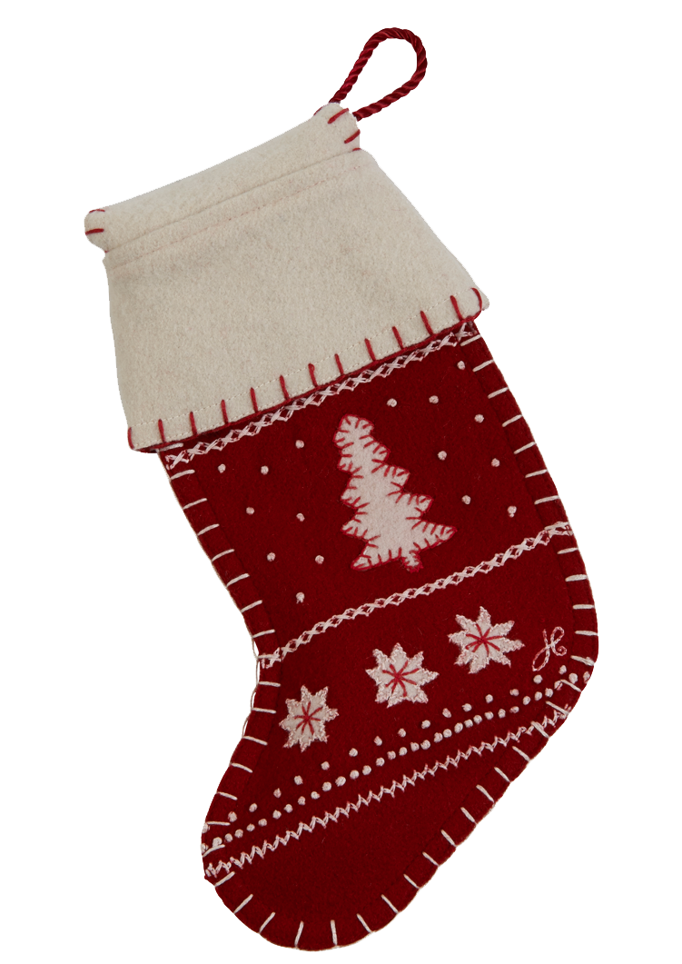 Christmas stocking Transparent PNG Image
