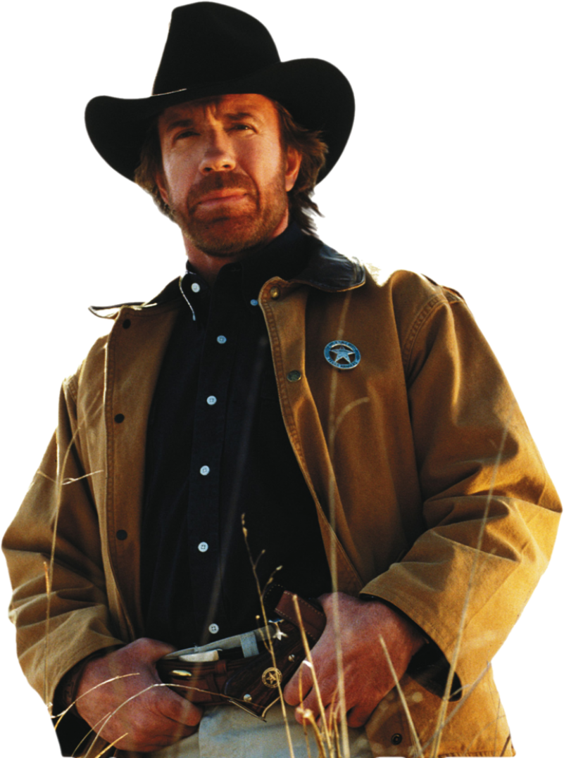 Cowboy Chuck Norris PNG File HD PNG Image