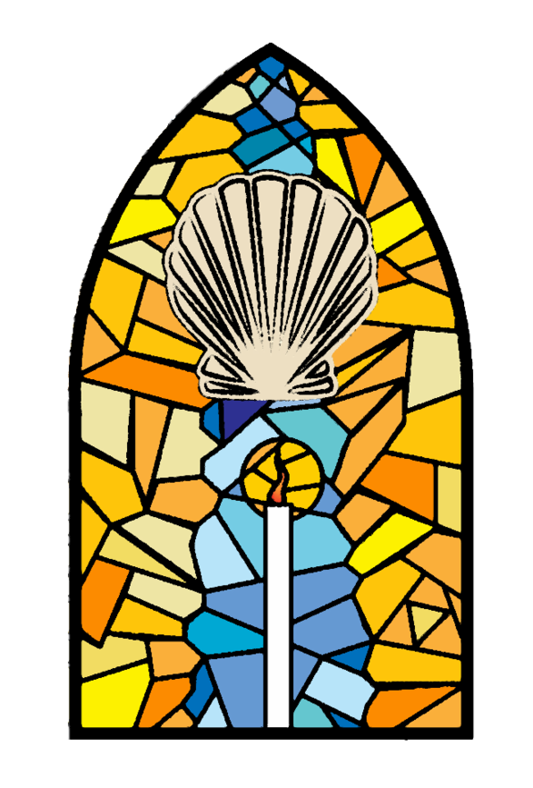 Catholic Seven Altarpiece Of Stained Glass Sacraments PNG Image