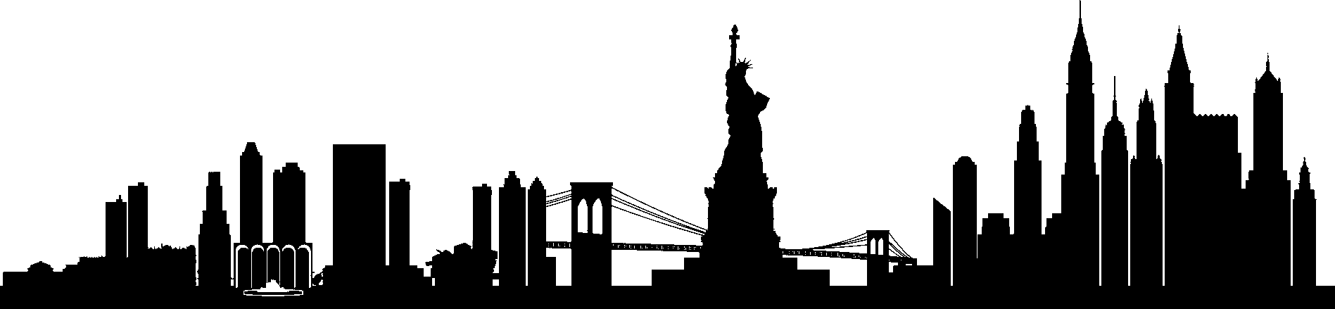 Skyline Vector Pic York Free Clipart HD PNG Image