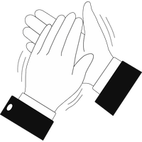 Clapping hands Transparent PNG Image
