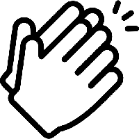 Clapping hands PNG