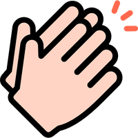 Clapping hands Transparent PNG Image
