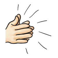 Clapping hands PNG