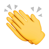 Clapping hands Transparent PNG Image