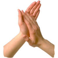 Clapping hands Transparent PNG Image