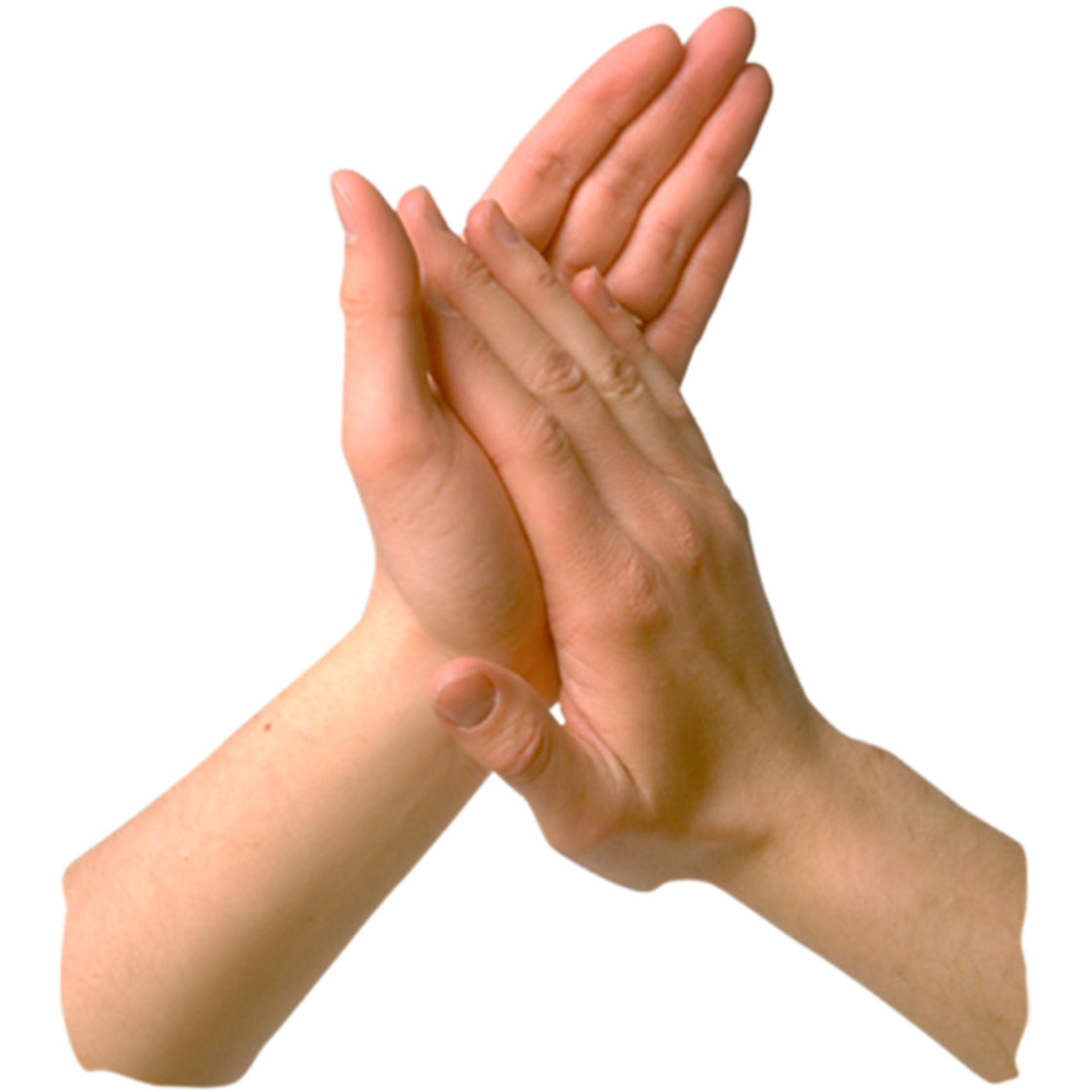 Clapping hands Transparent PNG Image