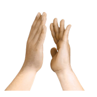 Clapping hands Transparent PNG Image