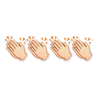 Clapping hands PNG