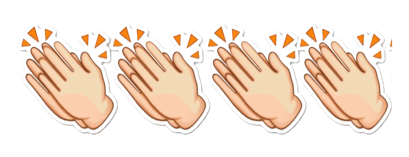 Clapping hands Transparent PNG Image