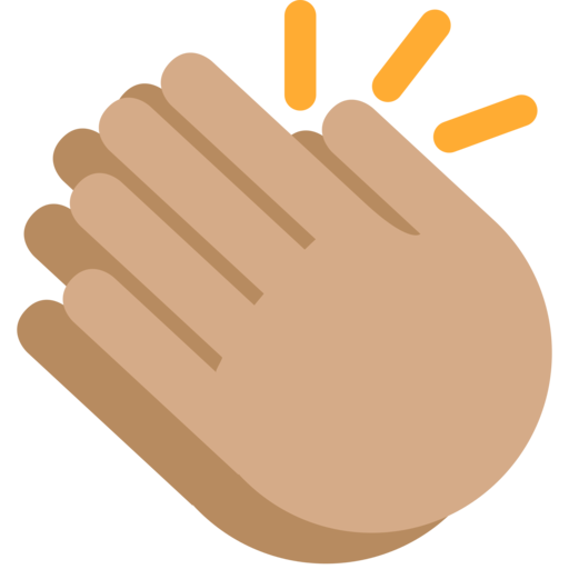 Clapping hands Transparent PNG Image