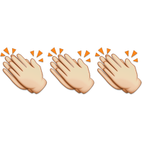 Clapping hands PNG
