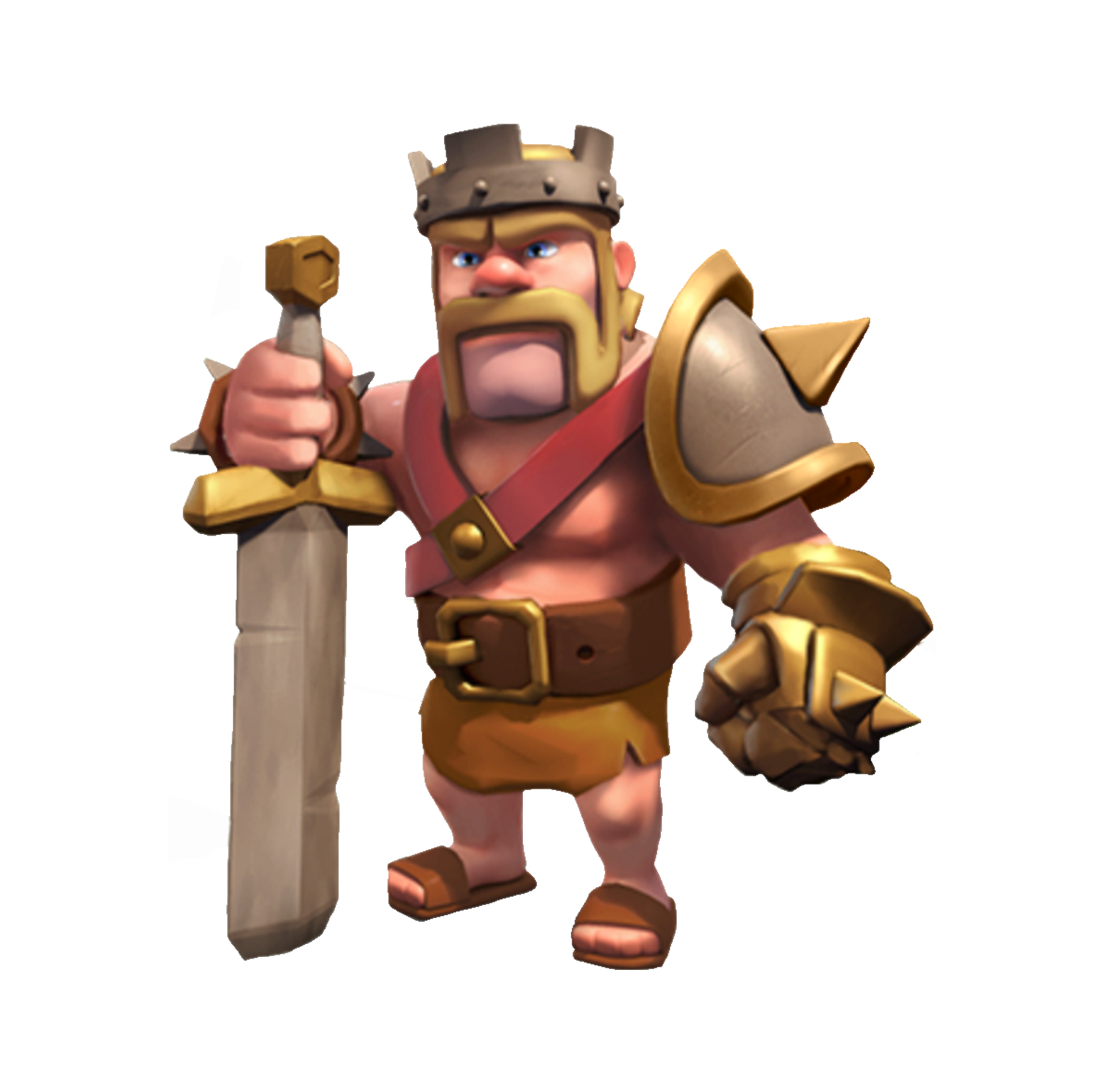 Clash Of Clans Barbarian King Png PNG Image