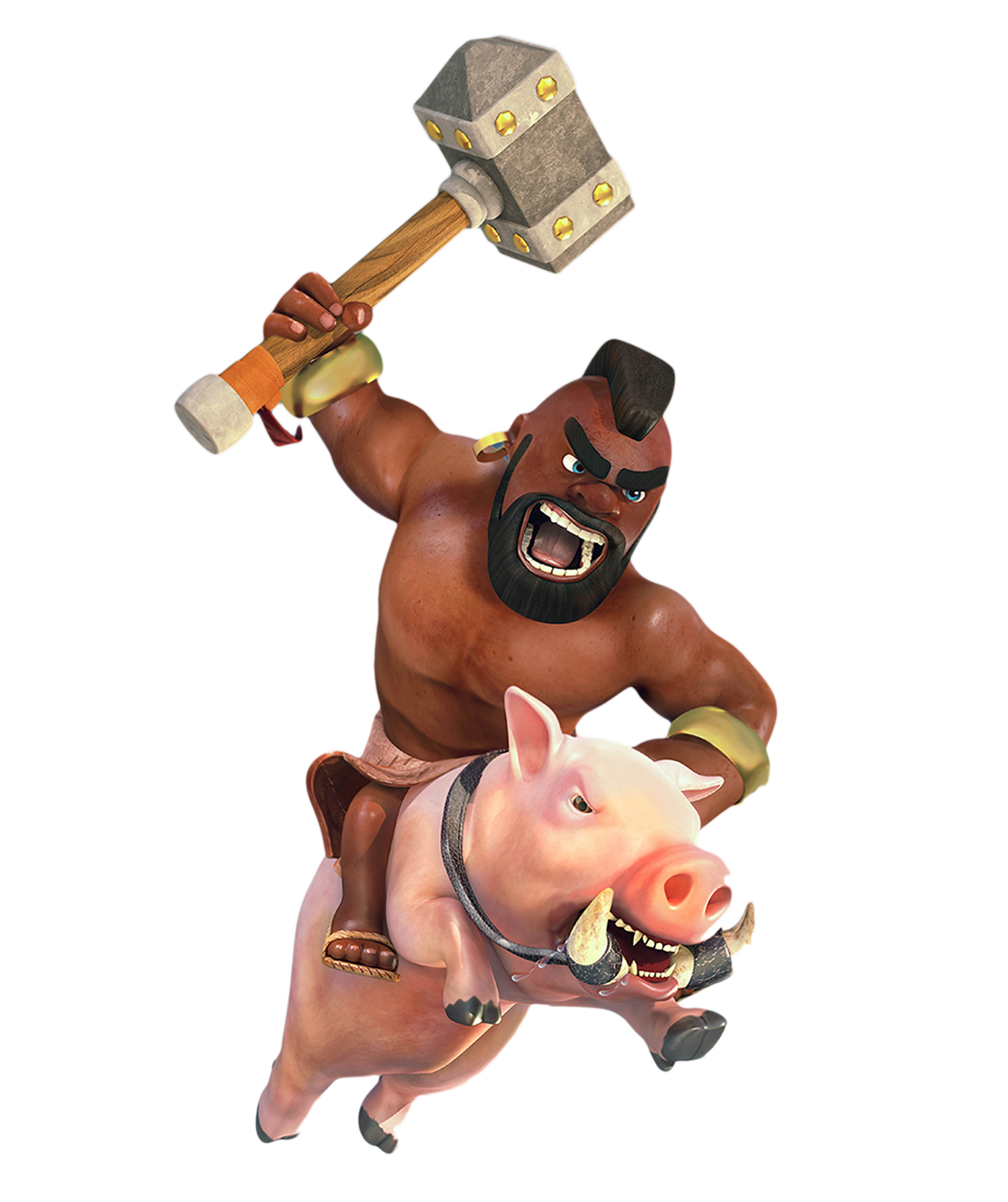 Toy Clash Of Pig Figurine Royale Clans PNG Image