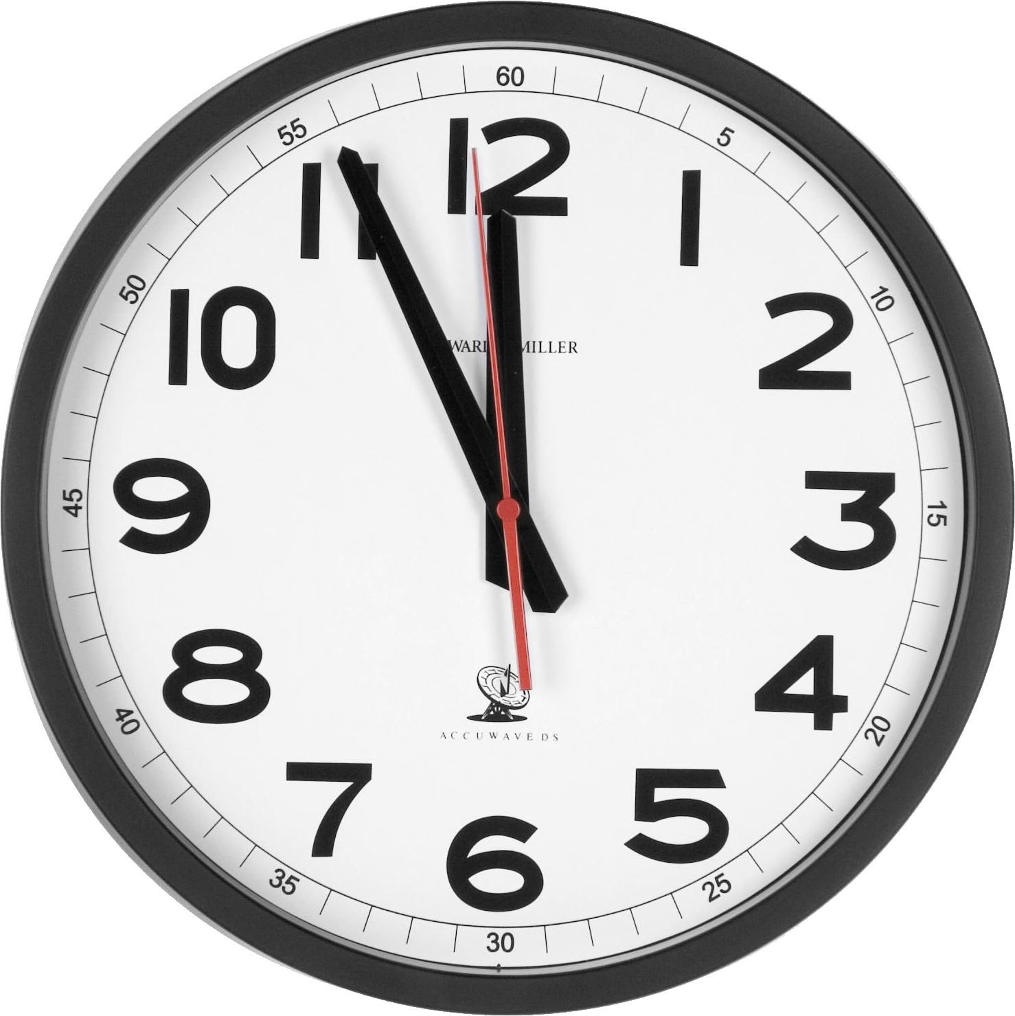 Wall Time Black Clock Free Clipart HQ PNG Image