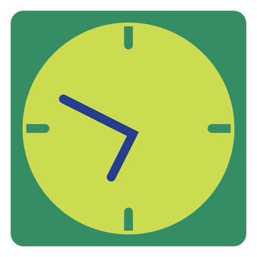 Wall Clock Green Classic Free Photo PNG Image