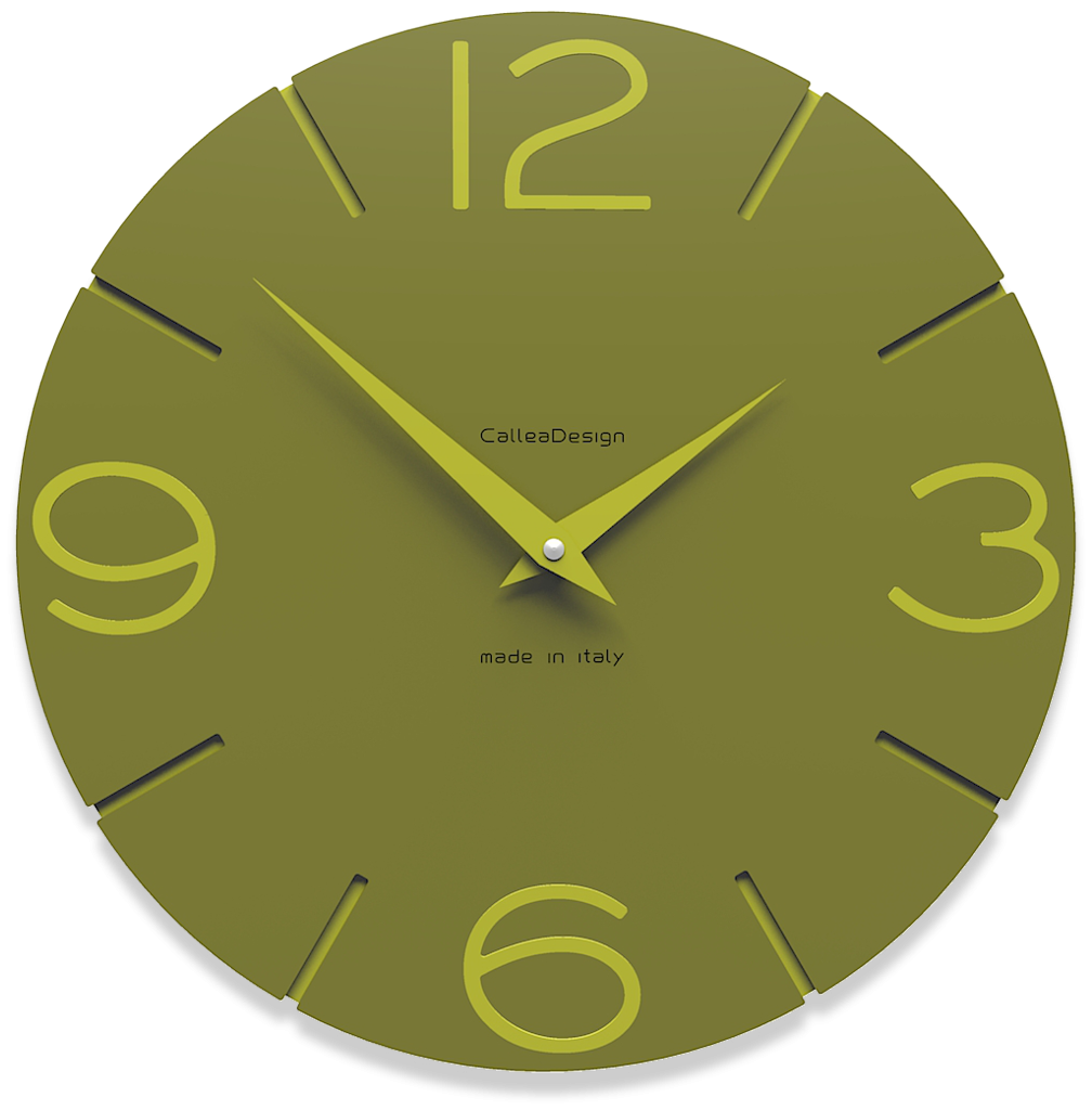 Wall Green Office Clock HQ Image Free PNG Image