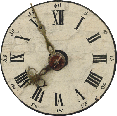 Vintage Clock File PNG Image