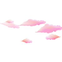 Pink Clouds Resource Upload Free Frame Transparent PNG Image