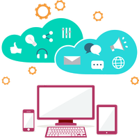 Computer Computing Capabilities Creative Vector Internet Cloud