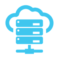 Blue Computing Icons Virtual Servers Computer Private PNG
