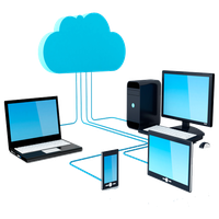 Networking Computing Storage Internet Security Transparent Cloud PNG Image