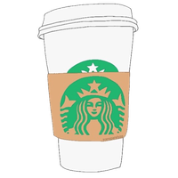 Coffee Cup Tea Beer Starbucks Cafe Transparent PNG Image