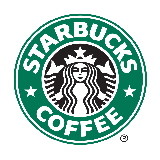 Logo White Cafe Coffee Starbucks Free Clipart HD PNG Image
