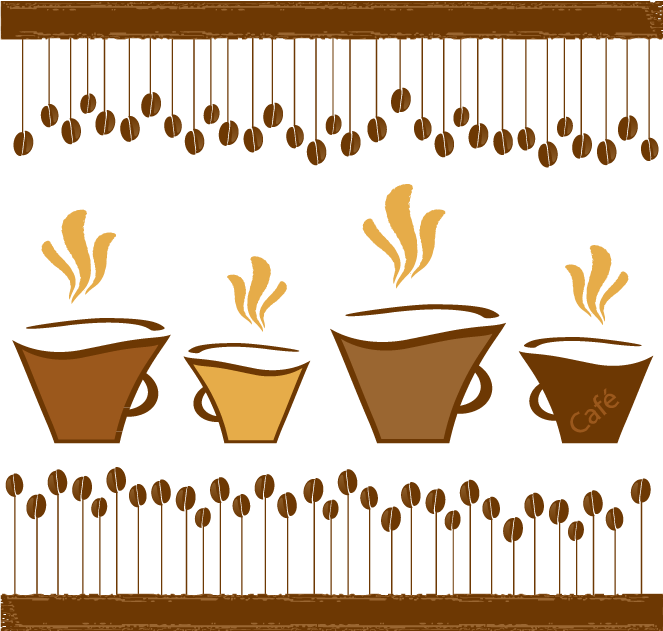 Coffee Cup Tea Illustration Creative Cafe PNG Image