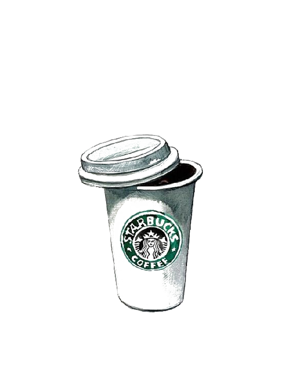 Tea Coffee Cafe Starbucks Latte HD Image Free PNG PNG Image