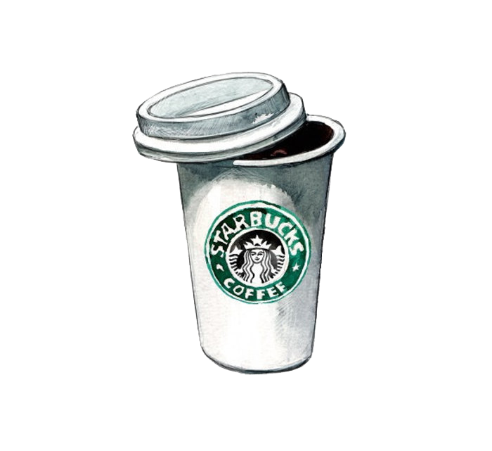 Coffee Tea Drink Boxes Frappxe9 Cafe Starbucks PNG Image