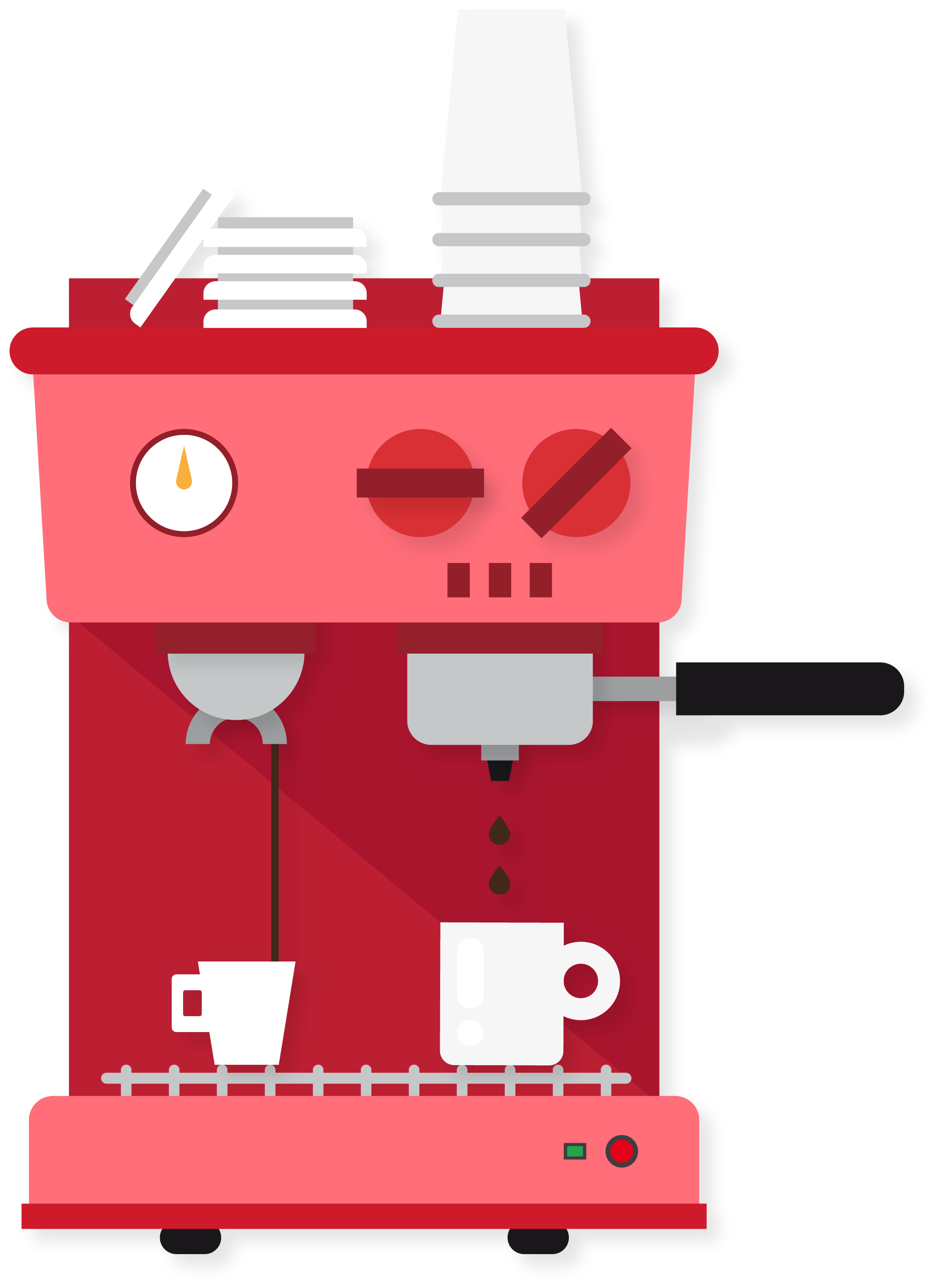 Coffee Instant Espresso Latte Machine Cafe PNG Image