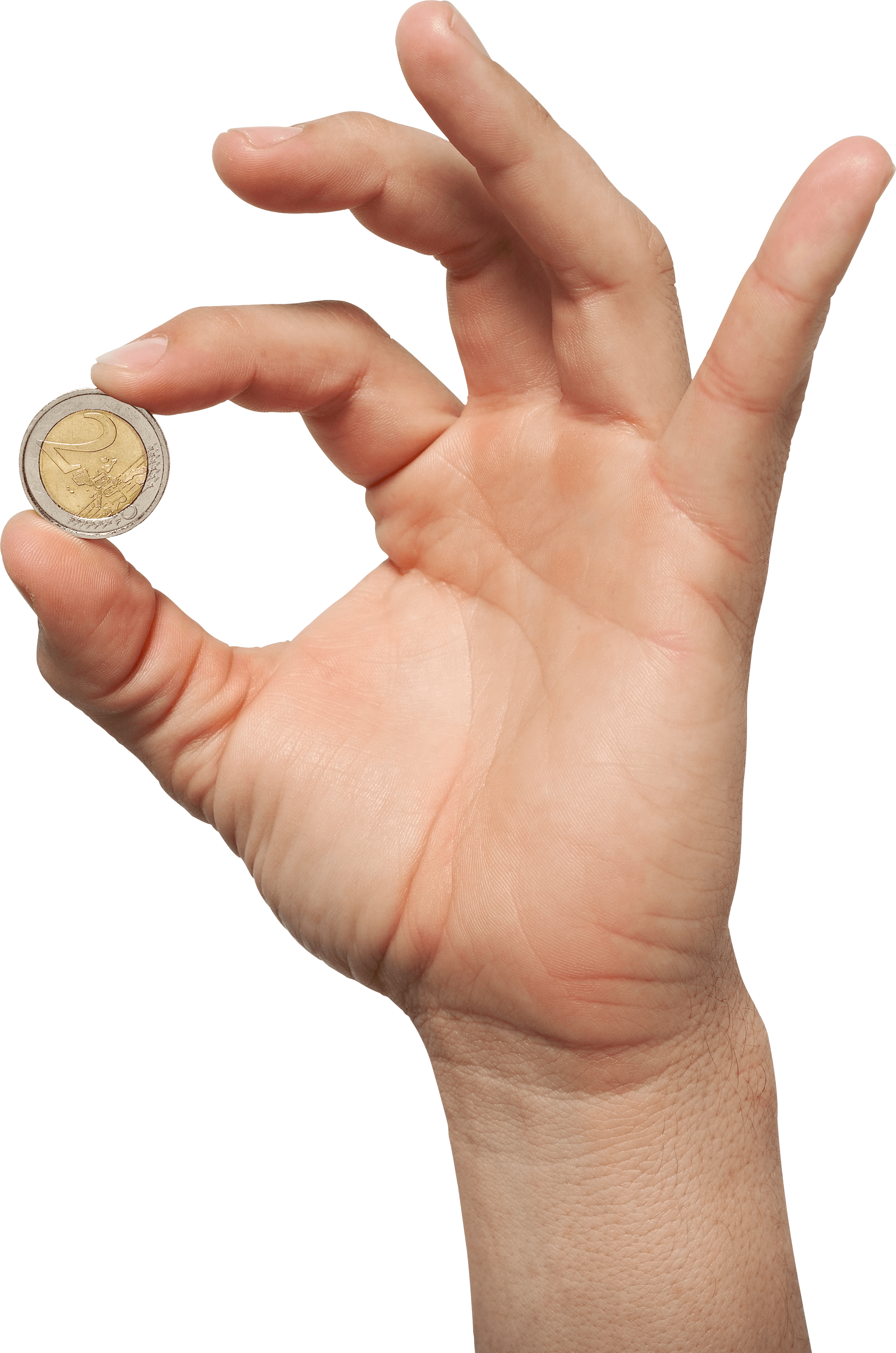 Coin In Hand Png Image PNG Image