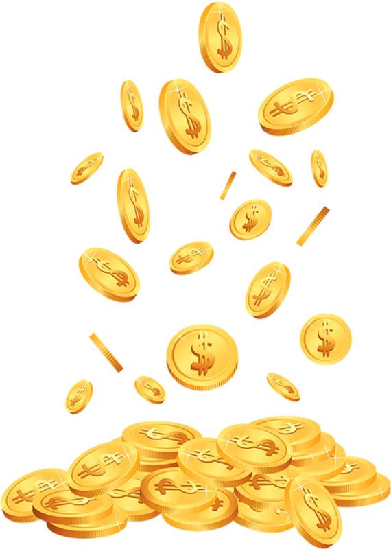 Scattered Coin Penny Coins Cent PNG Image High Quality PNG Image
