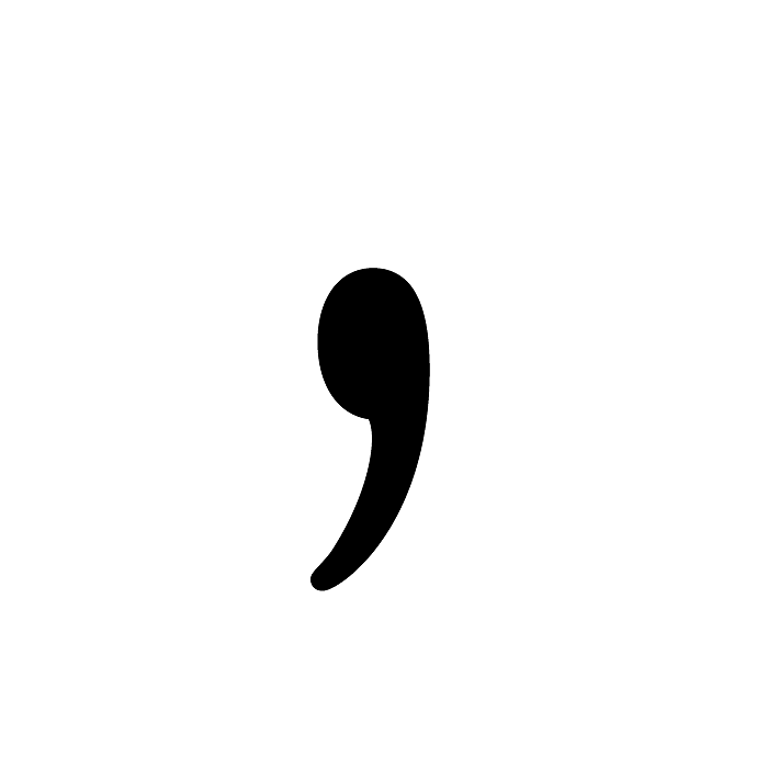 Comma Transparent PNG Image