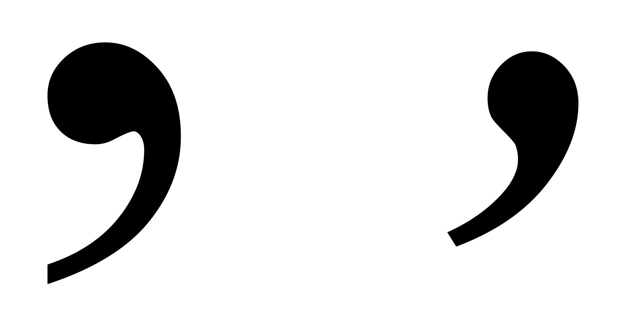 Comma Transparent PNG Image