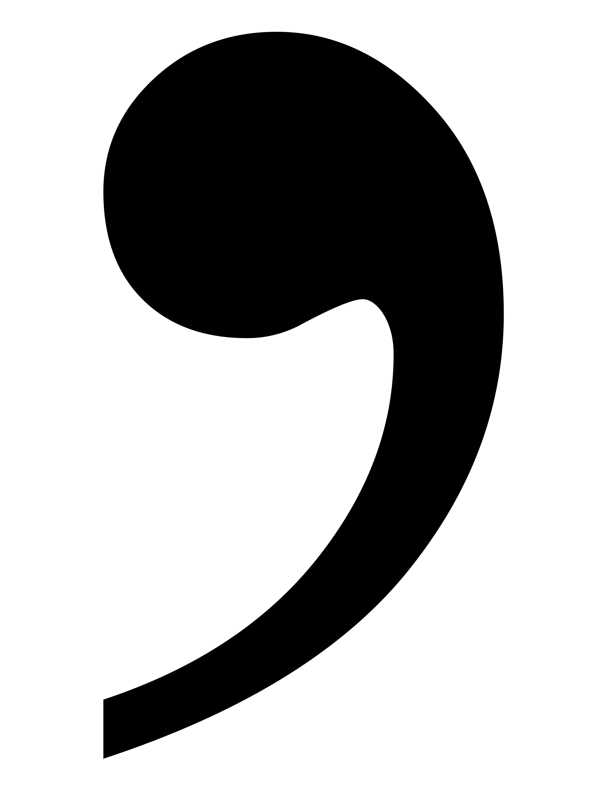 Comma Transparent PNG Image