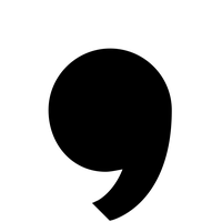 Comma Transparent PNG Image