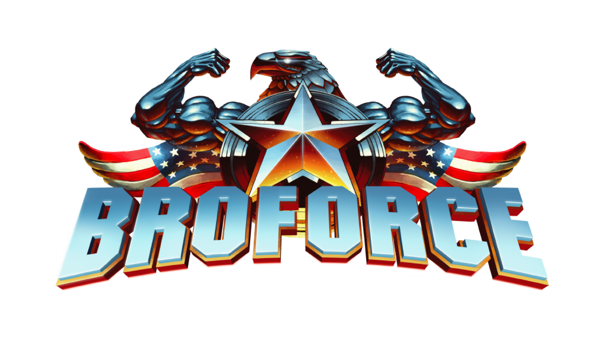 Broforce Logo Brand Game Linux Download HD PNG PNG Image