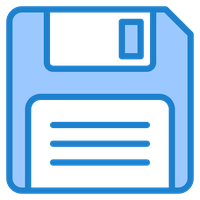 Blue Floppy Disk Photos Free Clipart HQ PNG Image